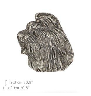 Owczarek staroangielski Bobtail pin posrebrzony Art-Dog